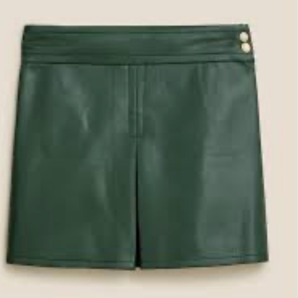 J. Crew vegan leather skirt - Picture 1 of 6